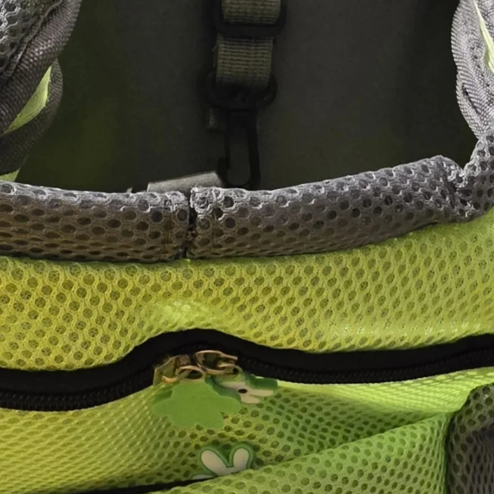 Neon Green Dog Carrier Backpack